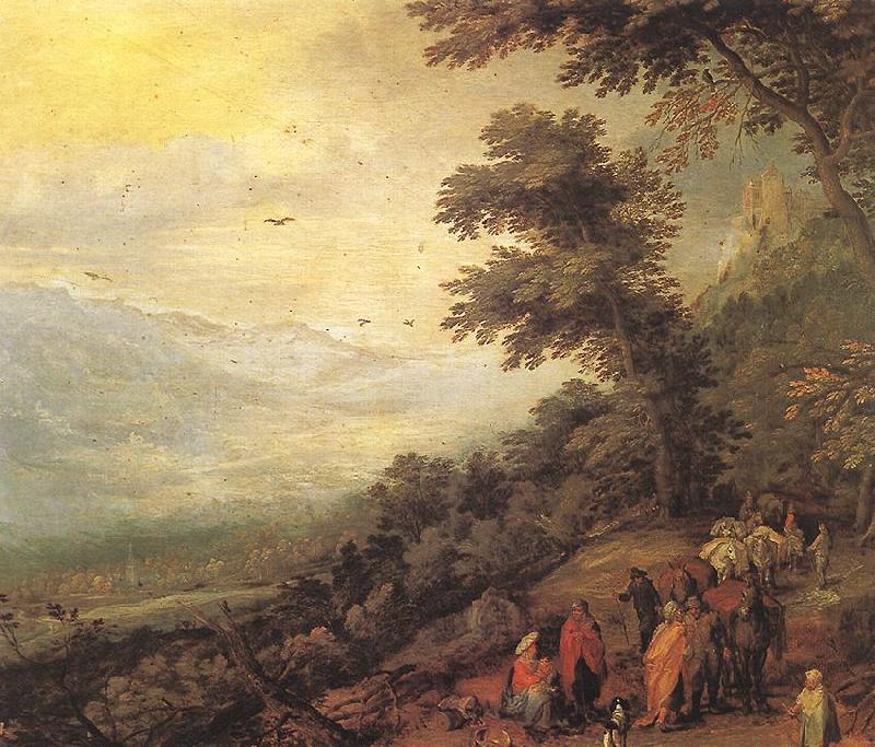 BRUEGHEL, Jan the Elder Gathering of Gypsies in the Wood fddf France oil painting art